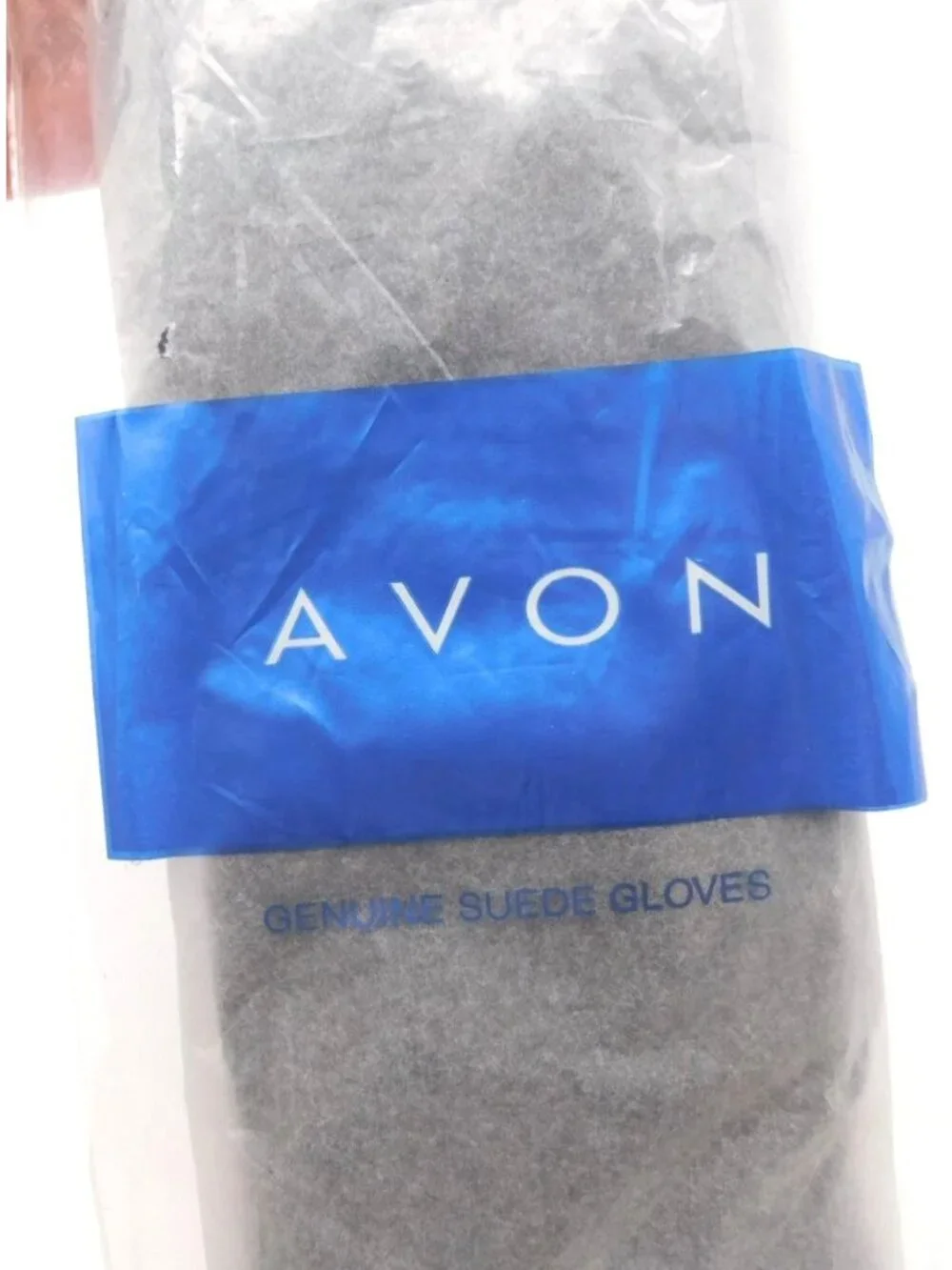 Avon Genuine Suede Gloves Black M/L 8-9 New Sealed 2002